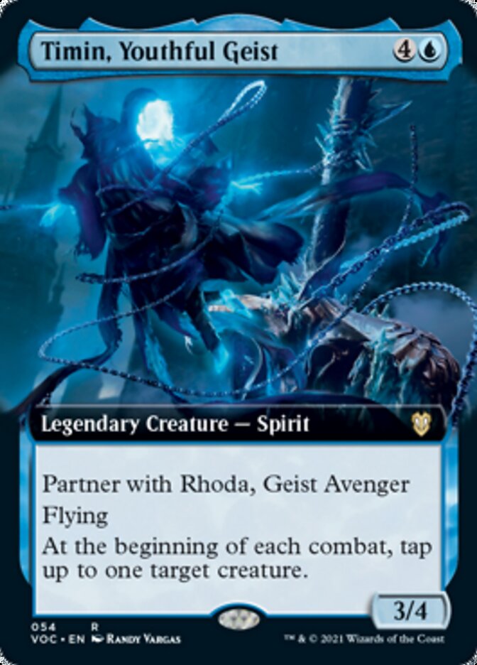 Timin, esprit juvénile (Extended Art) [Innistrad: Commander Chasse de minuit]