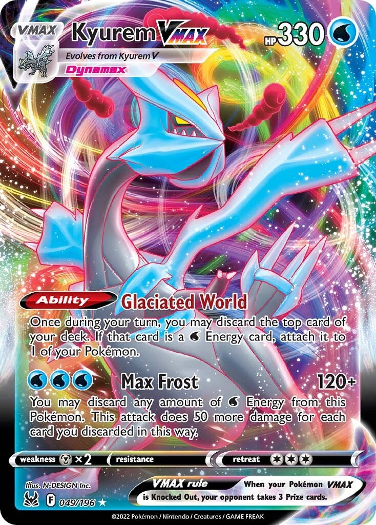 Kyurem VMAX (049/196) [Espada y Escudo: Origen Perdido]