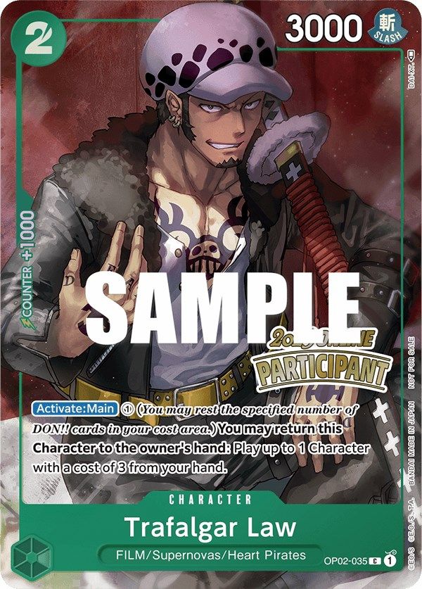 Trafalgar Law (Regional Online 2023) [Participante] [Cartas Promocionales de One Piece]