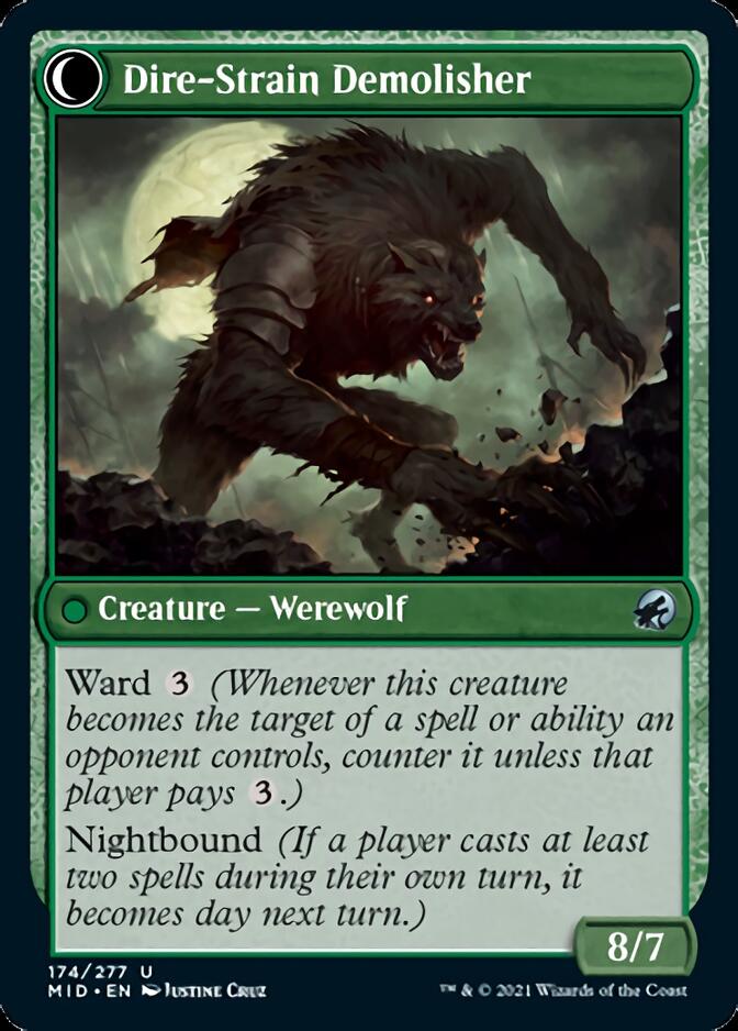 Brute costaud // Démolisseur aux fibres tordues [Innistrad : Chasse de minuit]