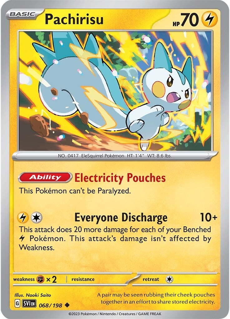 Pachirisu (068/198) [Escarlata y Púrpura: Set Básico]