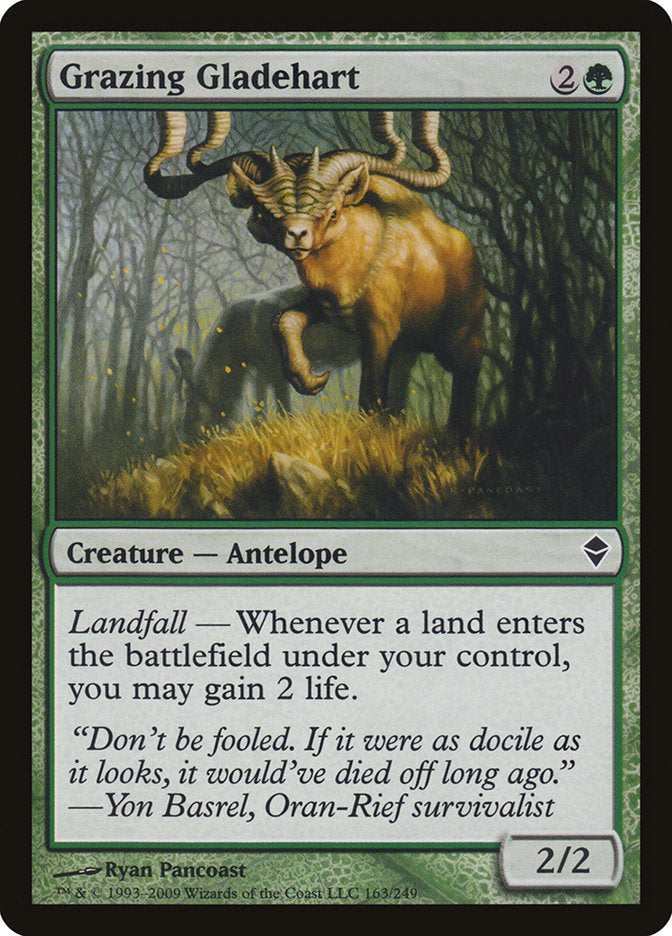 Cerf des clairières broutant [Zendikar]