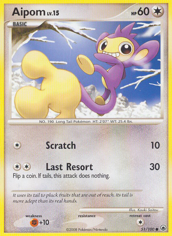 Aipom (51/100) [Diamant & Perle : Aube Majestueuse]