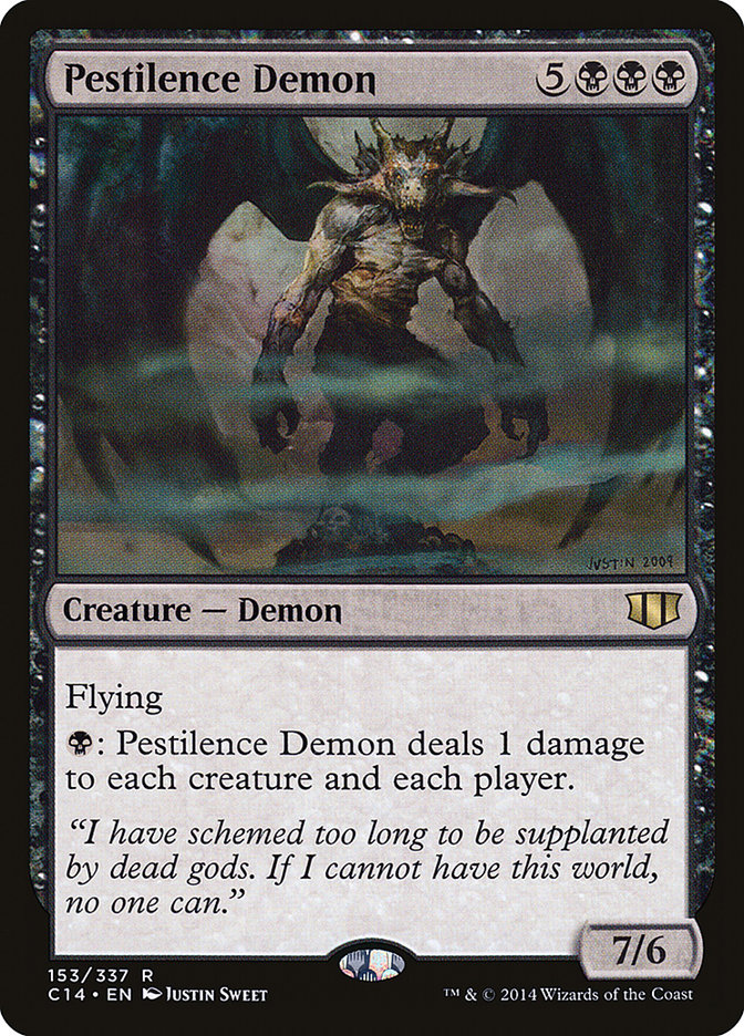 Démon de la pestilence [Commander 2014]