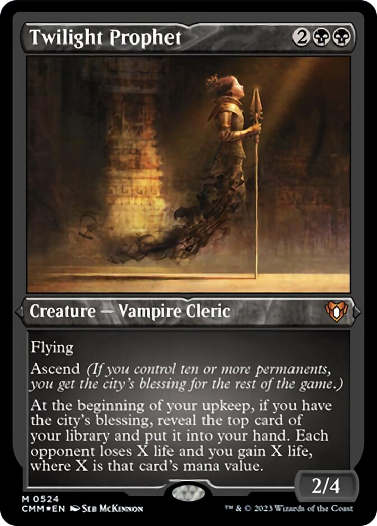 Prophète du crépuscule (gravé en aluminium) [Commander Masters]