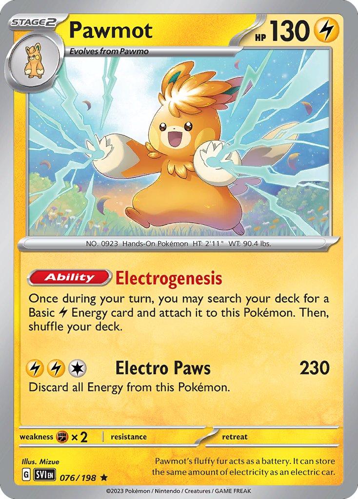 Pohmotte (076/198) (Ligne Holo) [Écarlate et Violet : Set de Base]