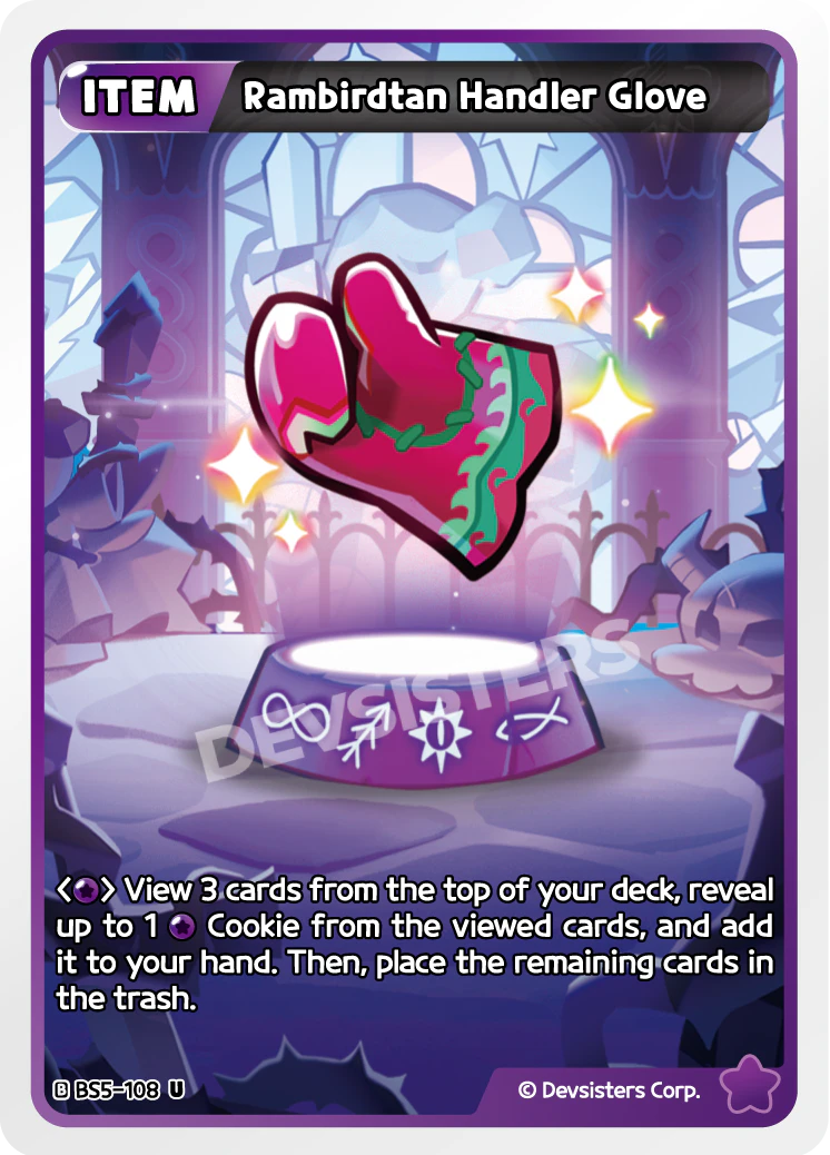 Image for Rambirdtan Handler Glove (BS5-108) (BS5) - CookieRun: Braverse TCG