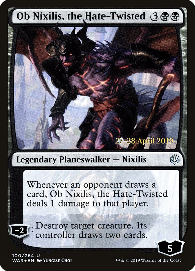 Ob Nixilis, l'ensorcelé [Promos d'avant-première de la Guerre des Planeswalkers]