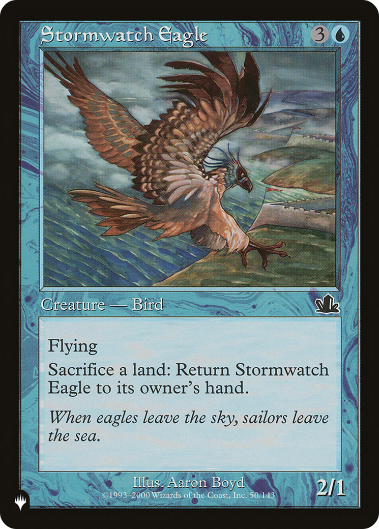 Tempête Aigle [The List]