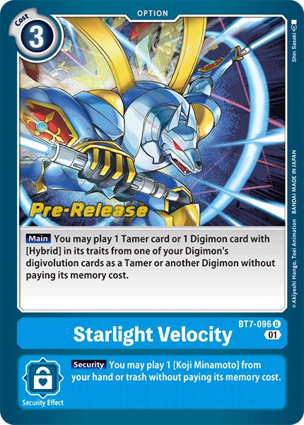 Velocidad de Luz Estelar [BT7-096] [Cartas de Pre-Lanzamiento Next Adventure]
