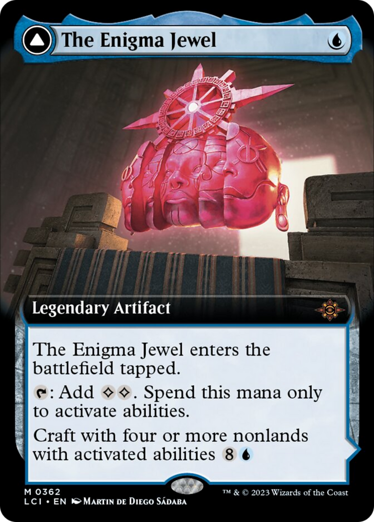 Bijou de l'Énigme // Lieu d'illumination (Full Art) [Les Cavernes Oubliées d'Ixalan]