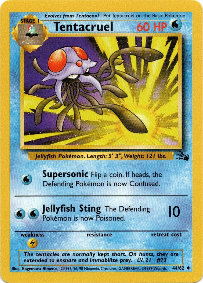 Tentacruel (44/62) [Fossile Unlimited]