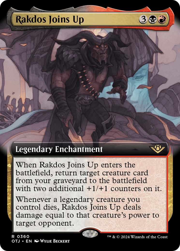 Rakdos s'enrôle (Art étendu) [Les Hors-la-loi de Croisetonnerre]