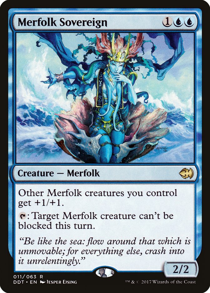 Souveraine tritonne [Duel Decks: Merfolk vs. Goblins]