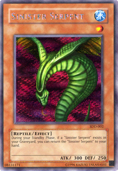 Serpent sinistre [SDD-002] Secrète Rare