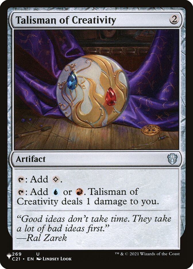 Talisman de créativité [Secret Lair : Je gagne à pile ou face]