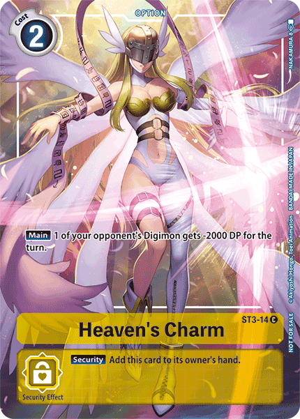 Amuleto celestial [ST3-14] (Caja de evolución de tamer) [Mazo de inicio: Promociones amarillas del cielo]