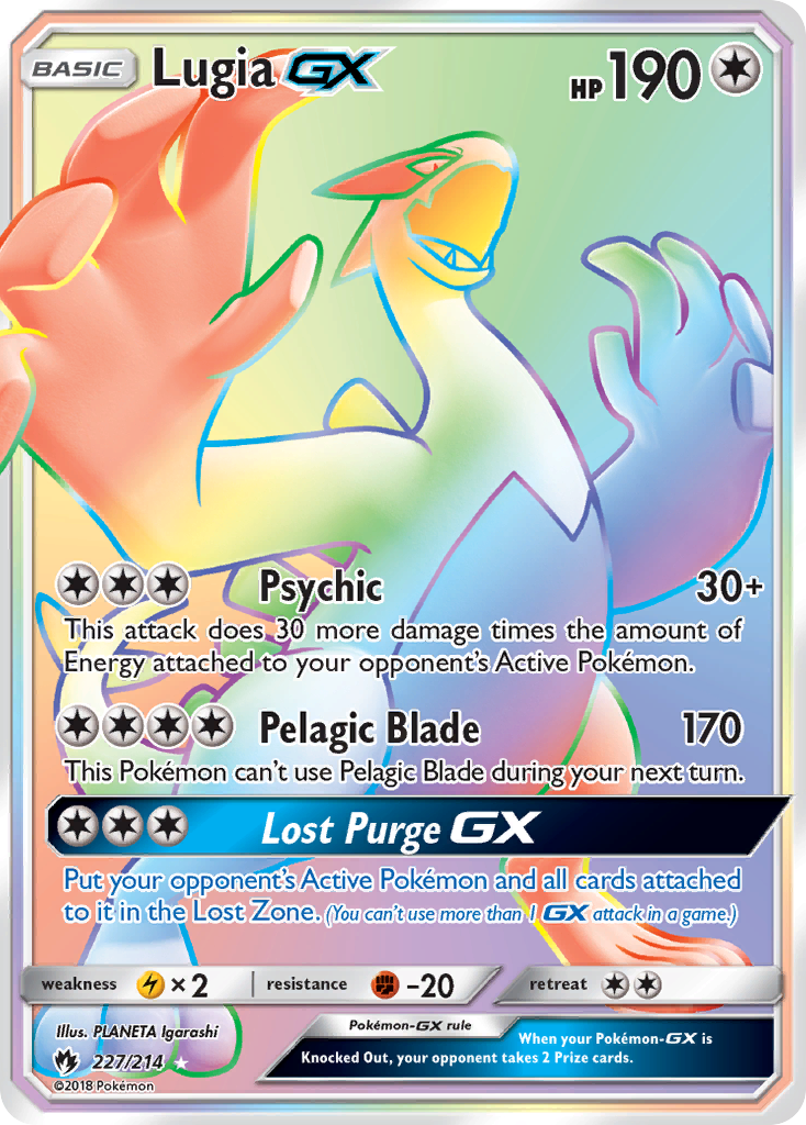 Lugia GX (227/214) [Soleil et Lune : Tonnerre Perdu]