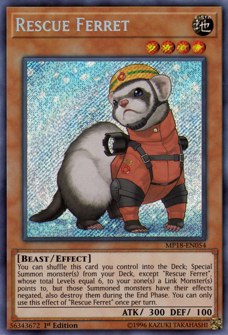Furet de Sauvetage [MP18-FR054] Secrète Rare
