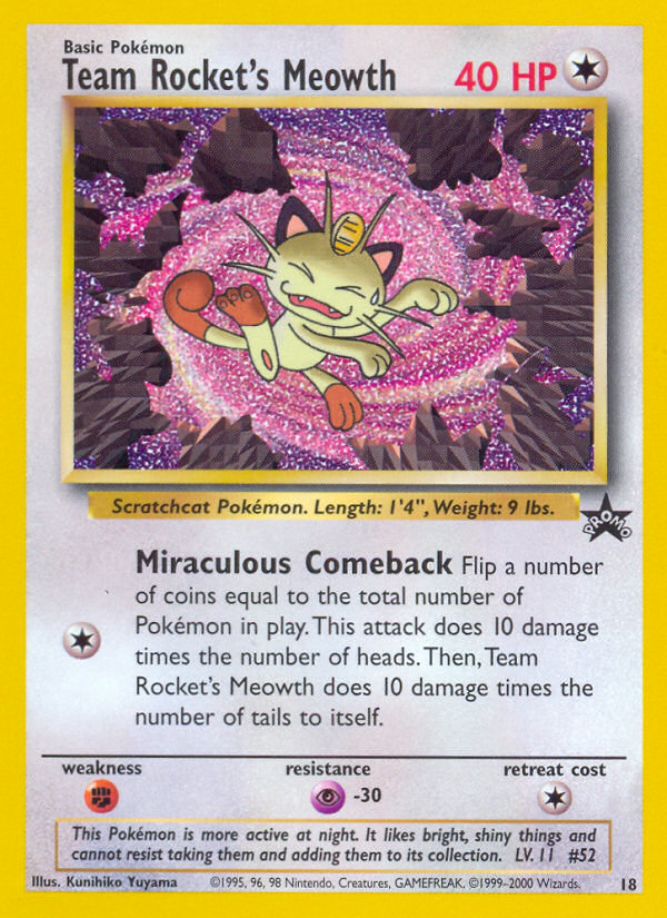 Miaouss du Groupe Rocket (18) [Wizards of the Coast: Black Star Promos]