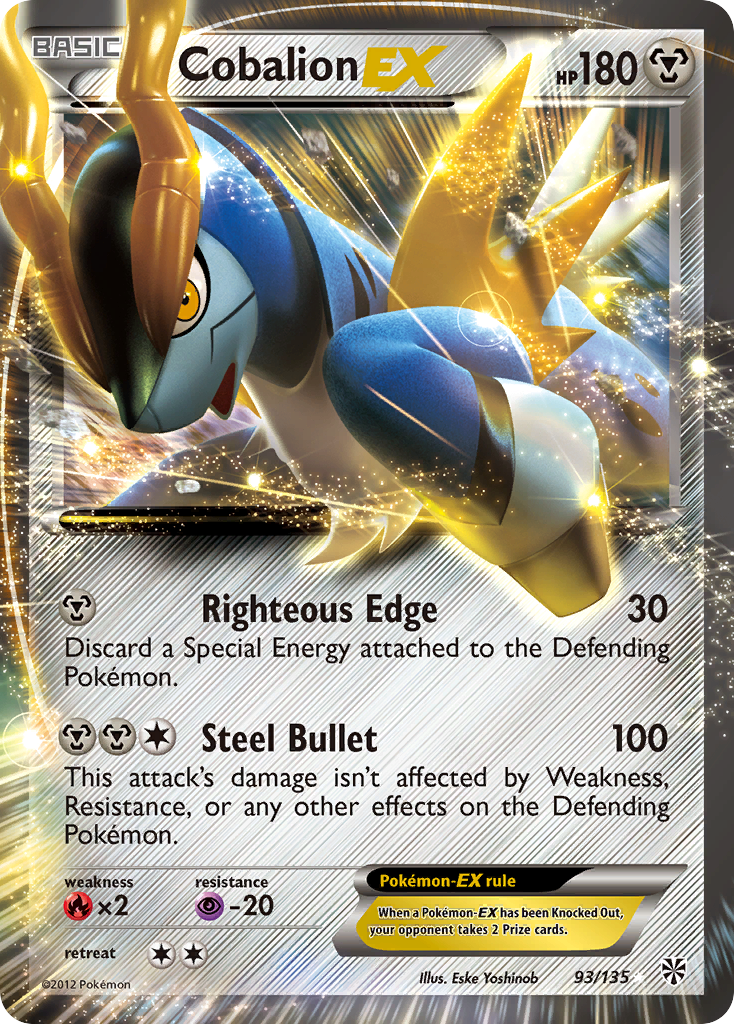 Cobalion EX (93/135) [Negro y Blanco: Tormenta Plasma]