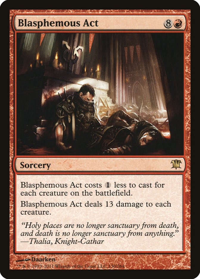 Acte blasphématoire [Innistrad]