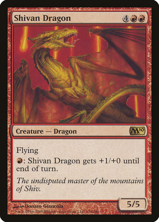 Dragón Shivan [Magic 2010]