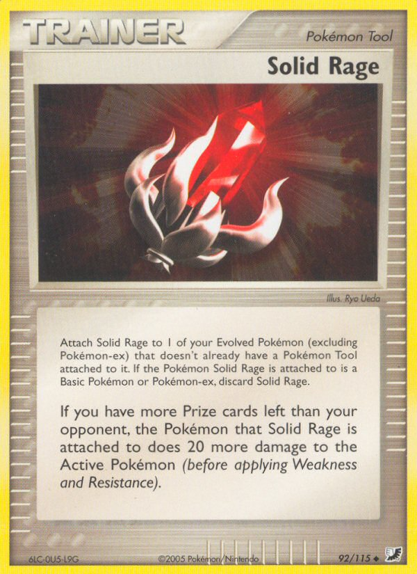 Rage Solide (92/115) [EX: Forces Invisibles]