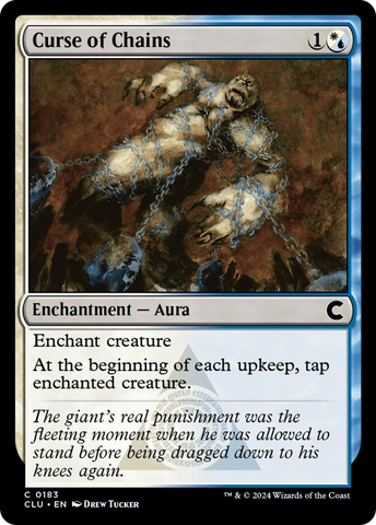 Maldición de cadenas [Ravnica: Clue Edition]