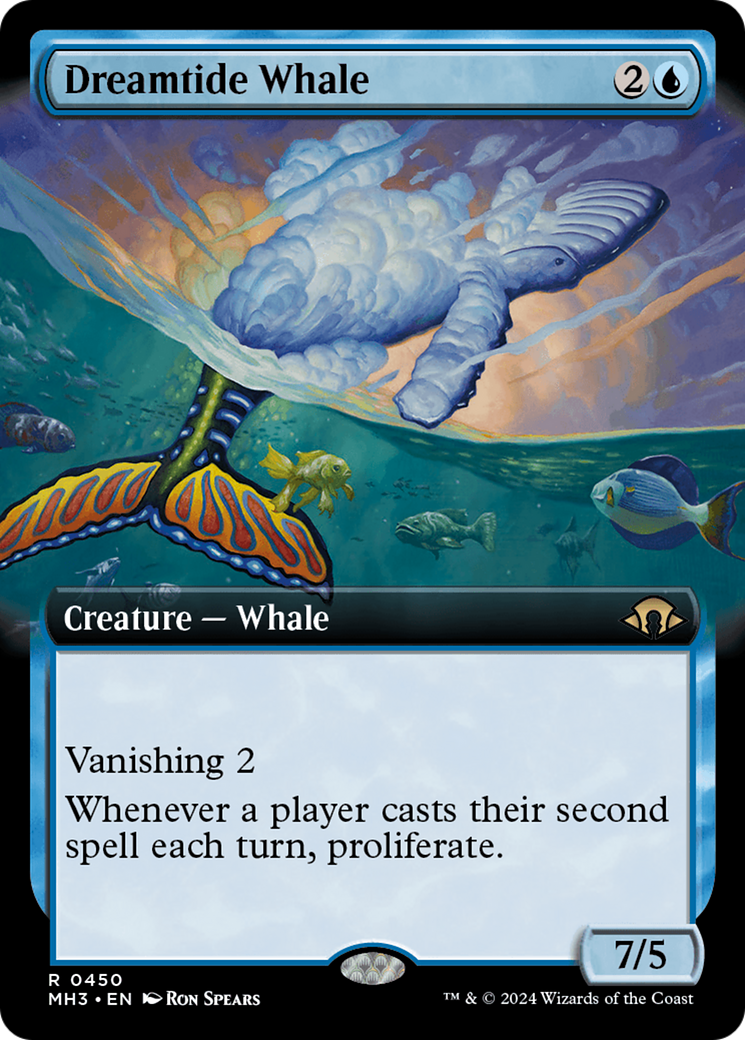 Baleine de la Marée onirique (Version étendue) [Modern Horizons 3]
