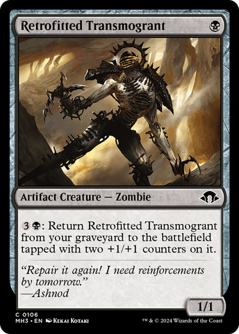 Transmogriffeur rétrofité [Modern Horizons 3]