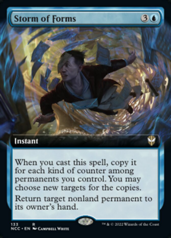 Tempête de formes (Extended Art) [Commander de la Nouvelle Capenna]