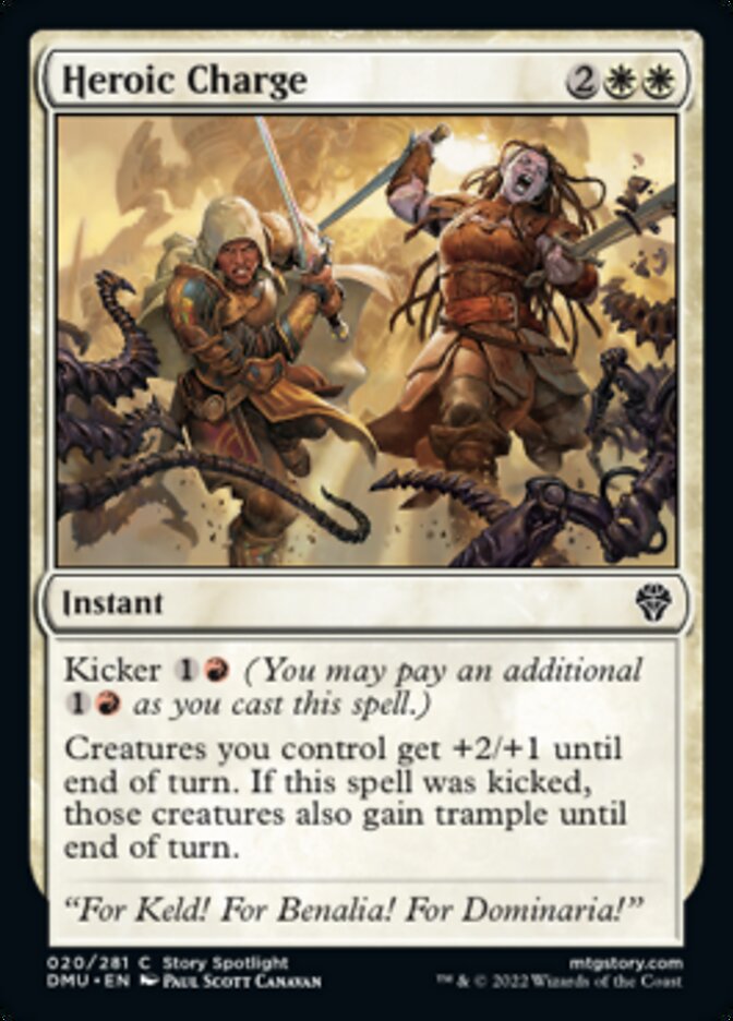 Charge Héroïque [Dominaria Uni]
