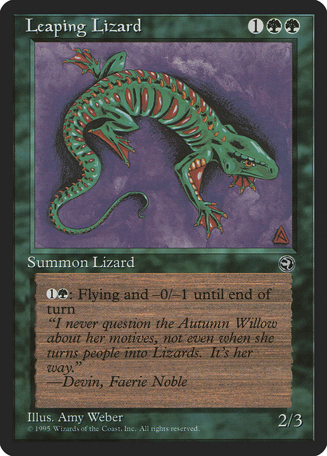 Lézard sauteur [Patrie]