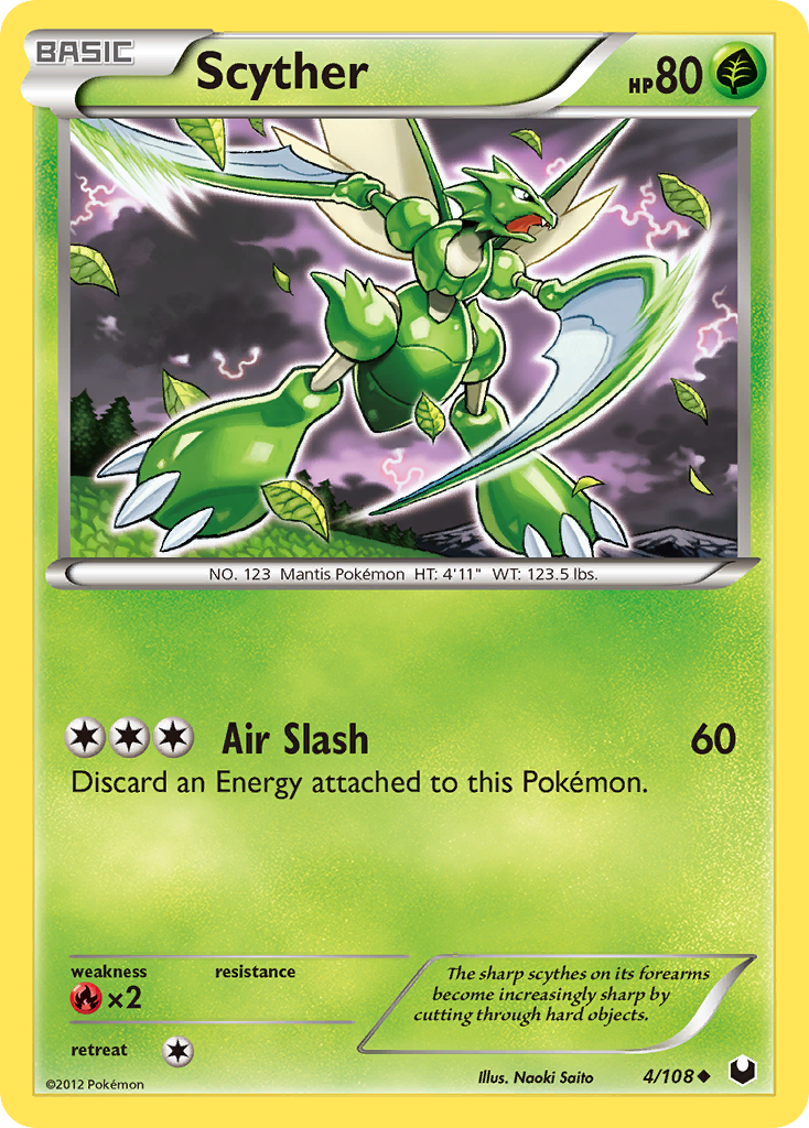 Scyther (4/108) [Negro y Blanco: Exploradores Oscuros]