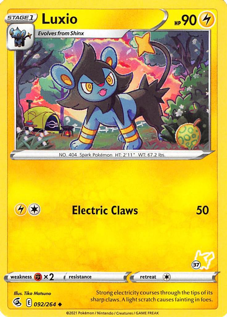 Luxio (092/264) (Sello de Pikachu