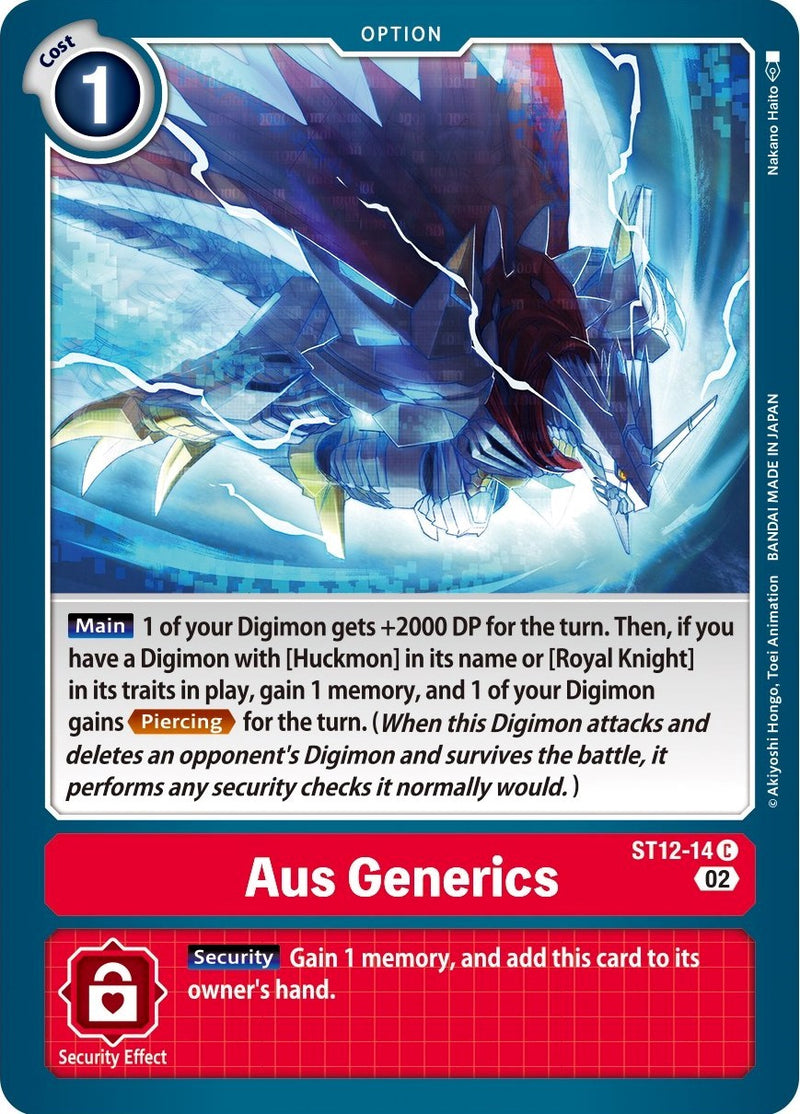 Aus Generics [ST12-14] [Mazo de Inicio: Jesmon]