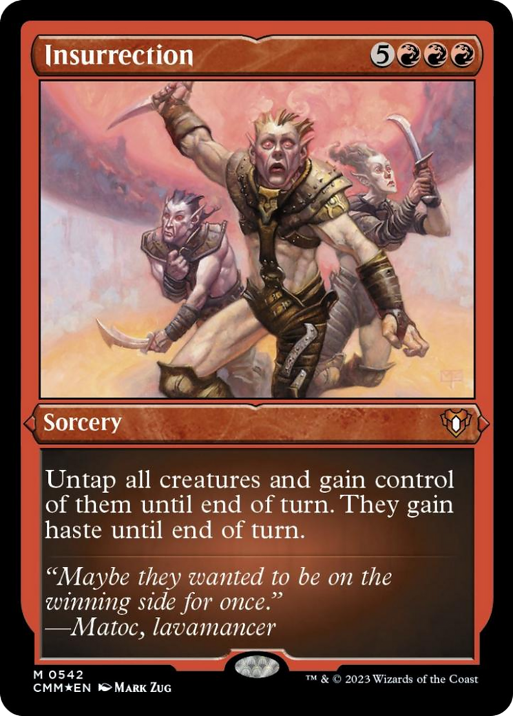 Insurrection (gravure à l'acide) [Commander Masters]