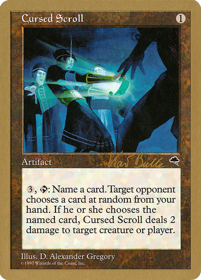 Parchemin maudit (Kai Budde) [Decks des Championnats du monde 1999]