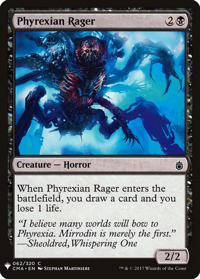 Râleur phyrexian [Booster de l'Étrange]
