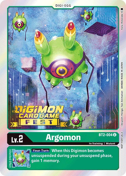Argomon [BT2-004] (Digimon Card Game Fest 2022) [Promociones especiales del Booster de lanzamiento]