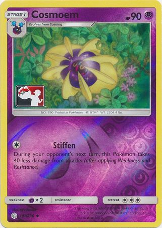 Cosmoem (101/236) (Impresión Especial del Club Pokémon) [Sol y Luna: Eclipse Cósmico]