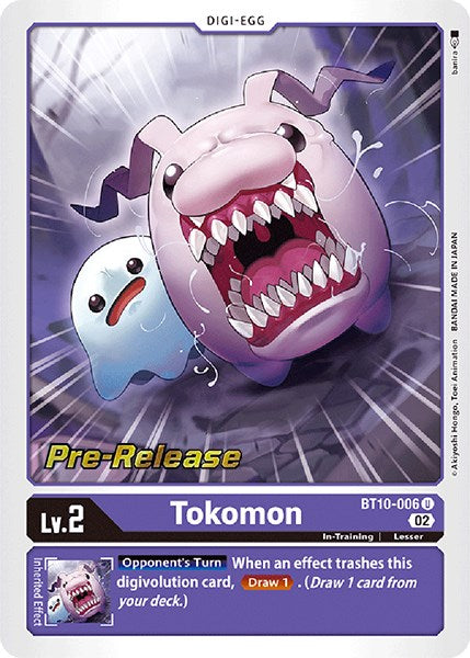 Tokomon [BT10-006] [Cartas de Preestreno Xros Encounter]