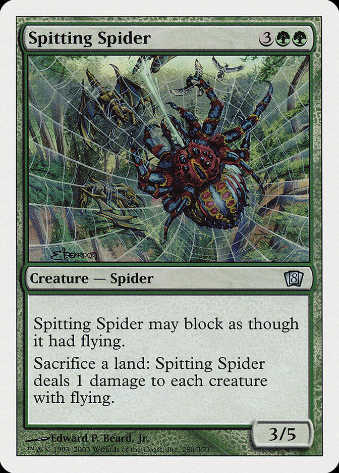 Araña escupidora [Octava edición]