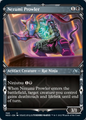 Merodeador Nezumi (Ninja de exhibición) [Kamigawa: Dinastía Neon]