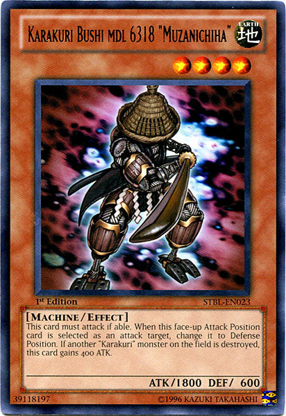 Karakuri Bushi mdl 6318 Muzanichiha [STBL-EN023] Rara