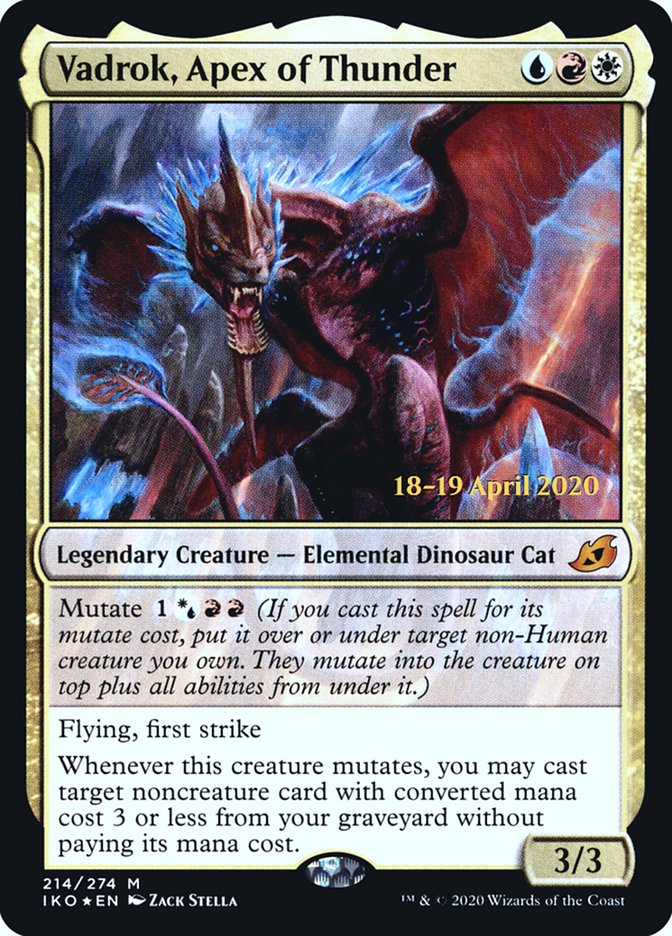 Vadrok, Pinacle du tonnerre [Ikoria : la terre des Béhémoths Prerelease Promos]
