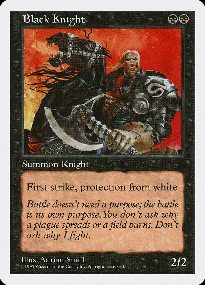 Chevalier noir [Cinquième édition]