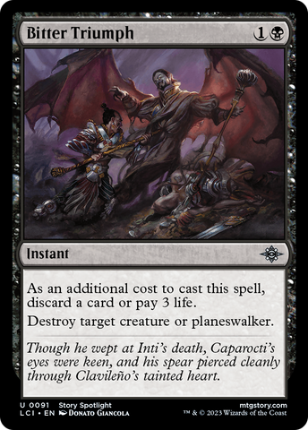 Triunfo amargo [Las cavernas perdidas de Ixalan]