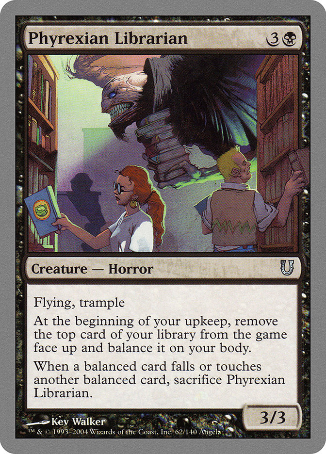 Bibliothécaire phyrexian [Délire]